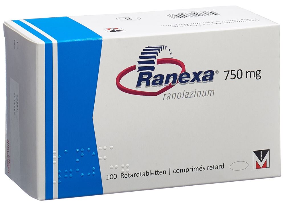 RANEXA cpr ret 750 mg 100 pce