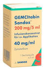 Gemcitabin Sandoz 200 mg/20 ml, Infusionslösung