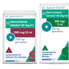 Gemcitabin Sandoz 1000 mg/100 ml, Infusionslösung