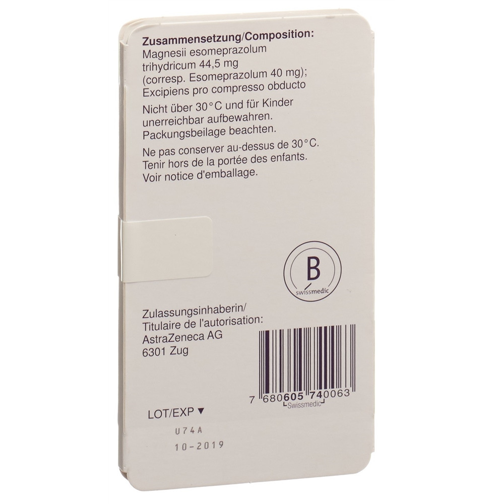 ESOMEP MUPS cpr 40 mg 14 pce
