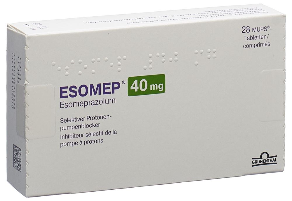 ESOMEP MUPS cpr 40 mg 28 pce