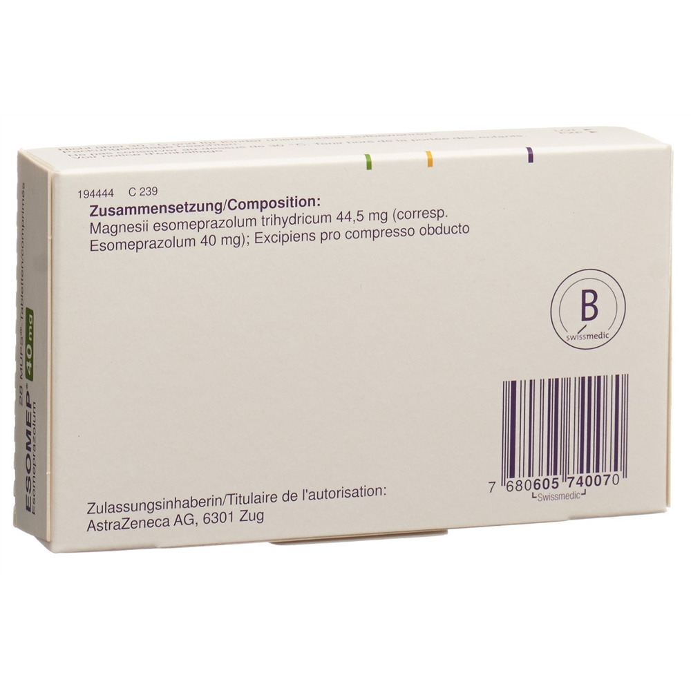 ESOMEP MUPS cpr 40 mg 28 pce