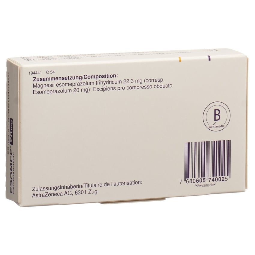 ESOMEP MUPS cpr 40 mg 28 pce