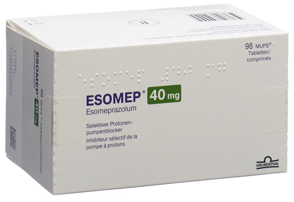 ESOMEP MUPS cpr 40 mg 98 pce