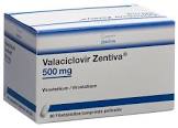 Valaciclovir Zentiva, Filmtabletten