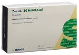 Zarzio 30 MU/0.5 ml, Injektionslösung in einer Fertigspritze