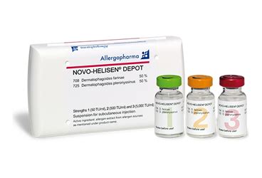 Novo-Helisen Depot D. farinae/D. pteronyssinus Kombipackung 1-3, Injektionssuspension