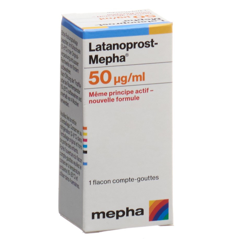 LATANOPROST Mepha gtt opht 50 mcg/ml fl 2.5 ml