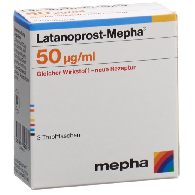 LATANOPROST Mepha gtt opht 50 mcg/ml fl 2.5 ml
