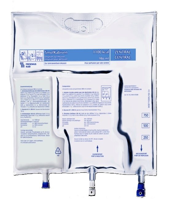 SMOFKABIVEN émuls perf 1477ml 4 pce