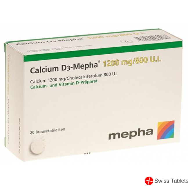 Calvive D3 1200/800, Brausetabletten mit Orangenaroma