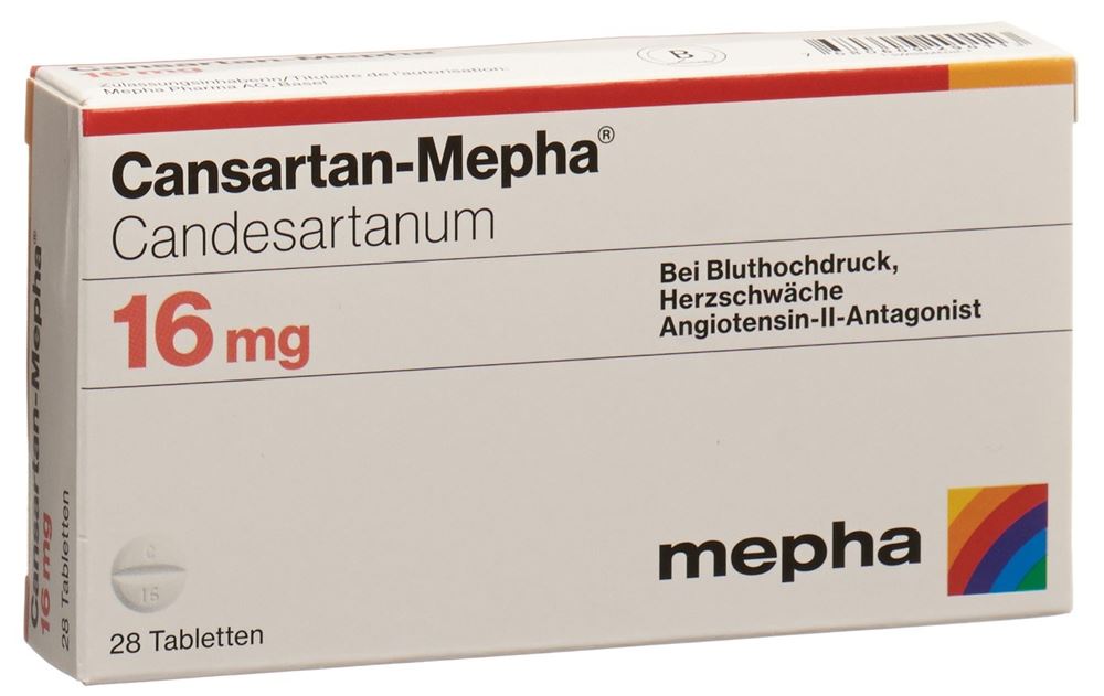 CANSARTAN Mepha cpr 16 mg 28 pce