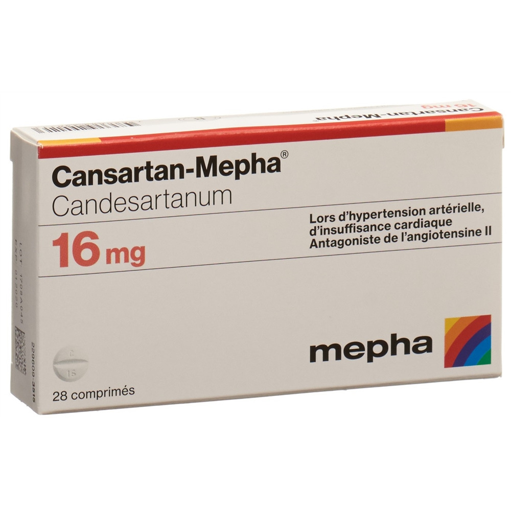 CANSARTAN Mepha cpr 16 mg 28 pce