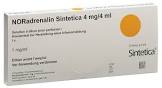 Noradrenalin Sintetica 4 mg/4 ml, concentrato per soluzione per infusione