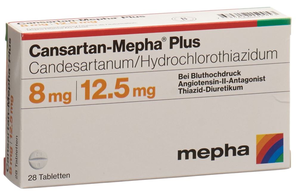 CANSARTAN Mepha plus cpr 8/12.5 28 pce