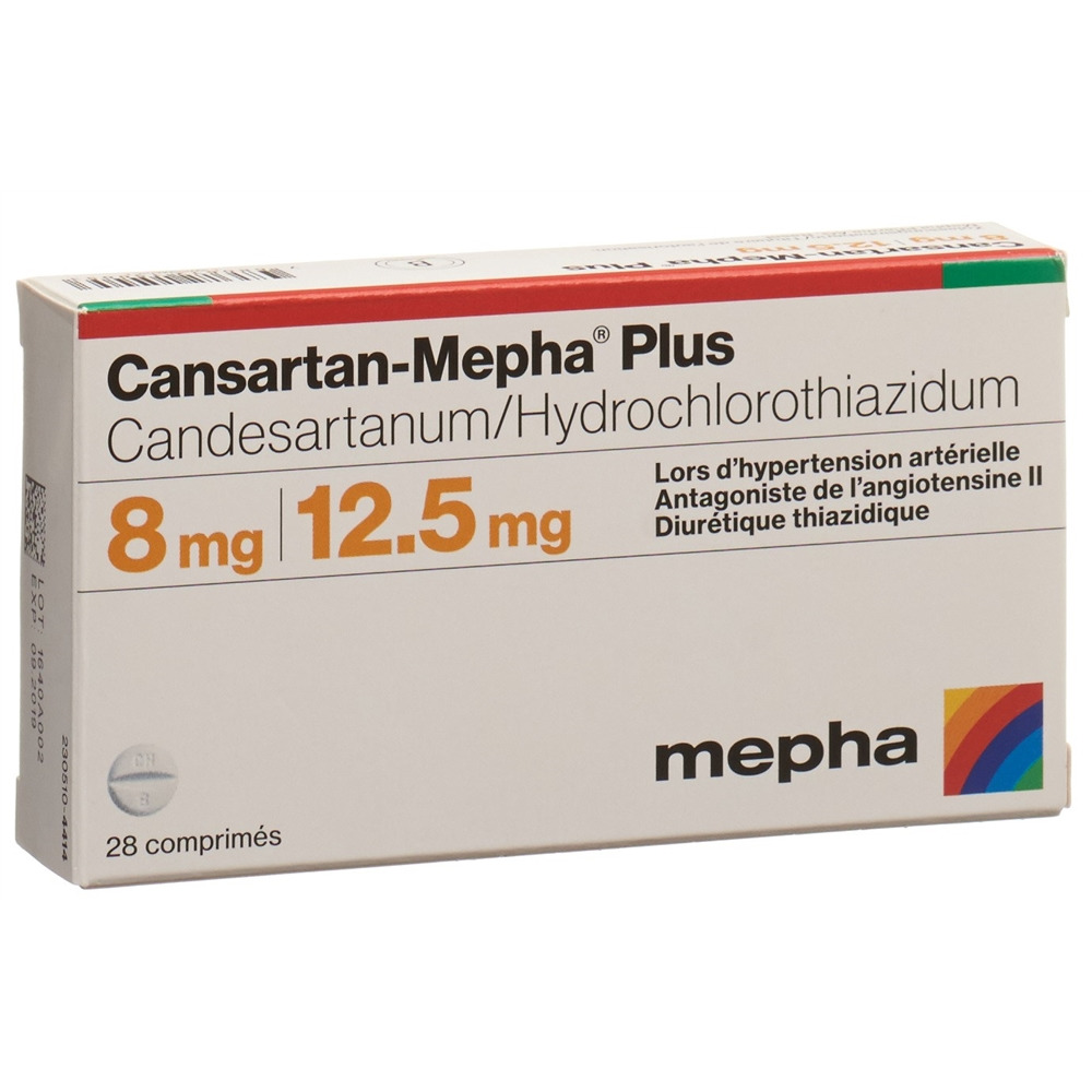 CANSARTAN Mepha plus cpr 8/12.5 28 pce