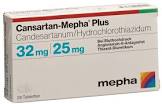 Cansartan-Mepha plus 32/25, Tabletten