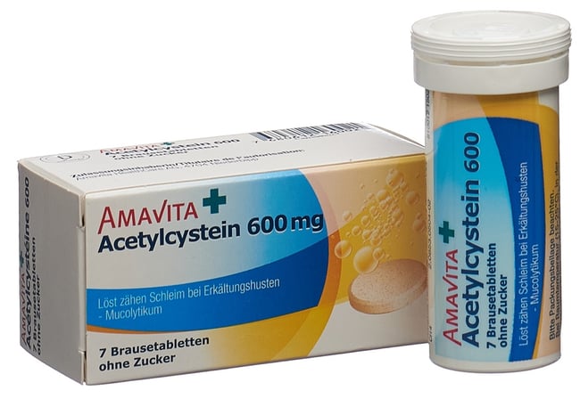 Amavita Acetylcystein 600 mg, Brausetabletten