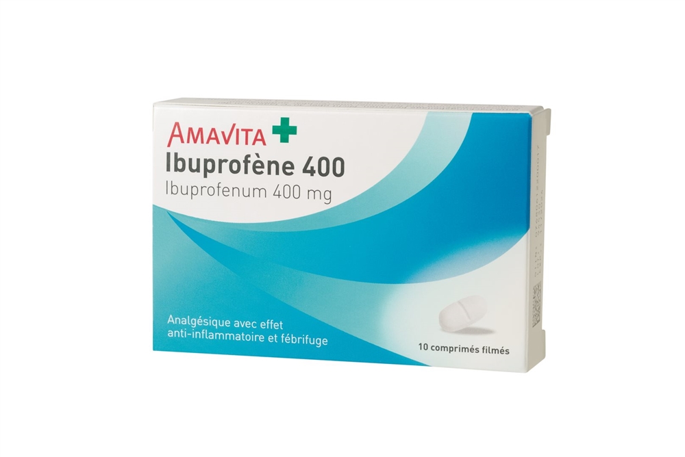 AMAVITA Ibuprofène cpr pell 400 mg 10 pce
