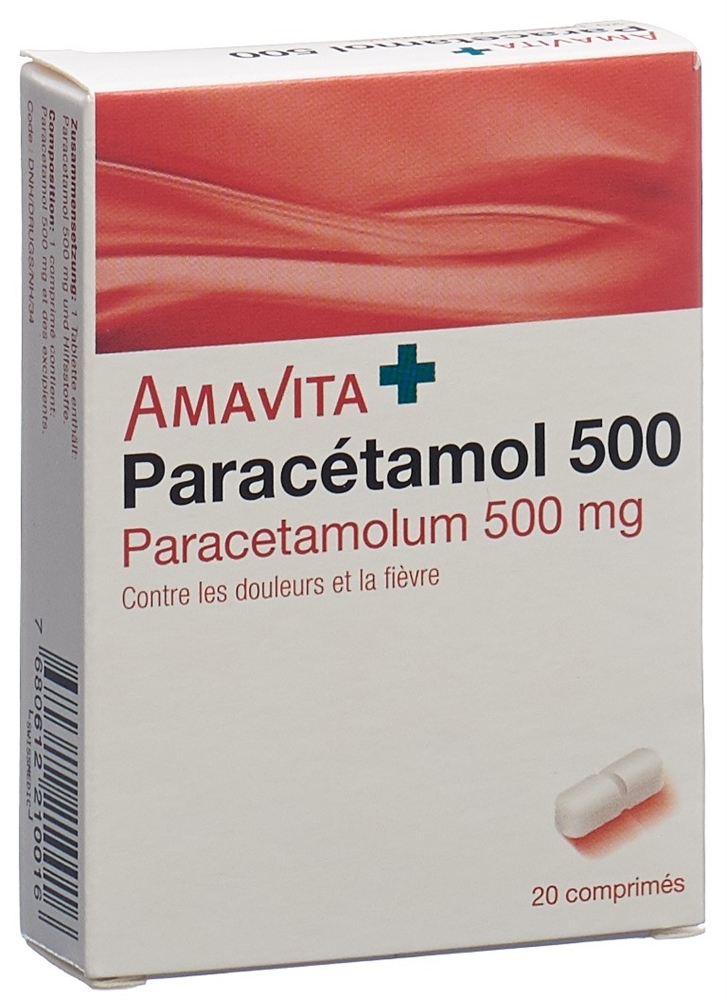 Amavita Paracetamol 500, Tabletten