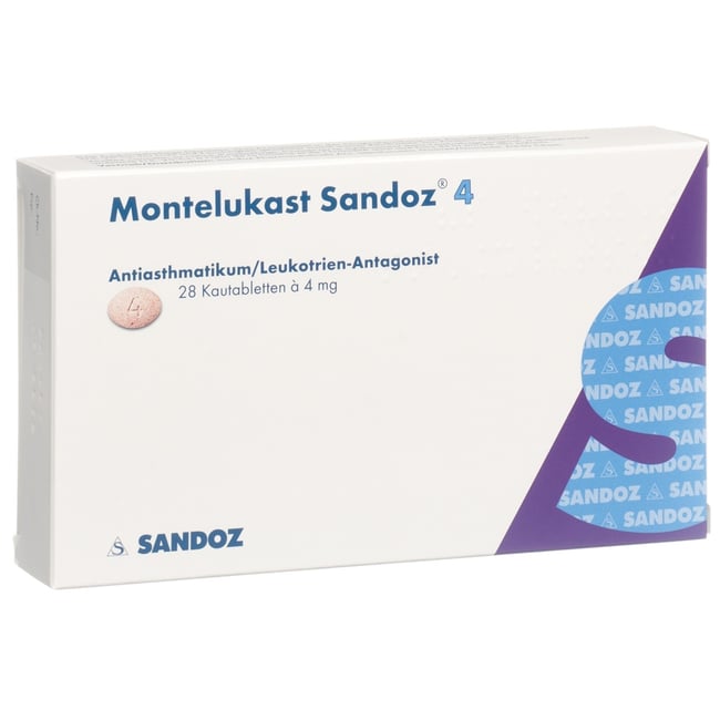 Montelukast Sandoz 4 mg, Kautabletten