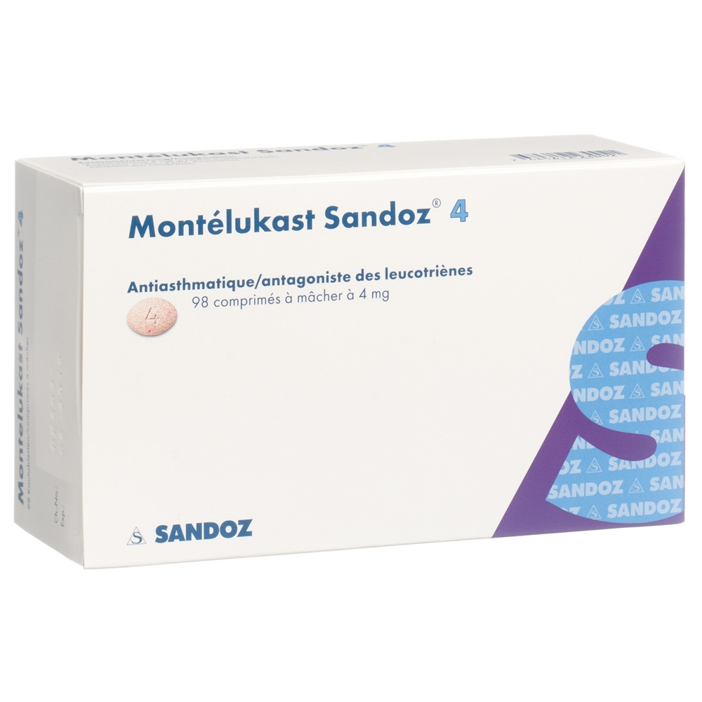 Montelukast Sandoz 4 mg, Kautabletten