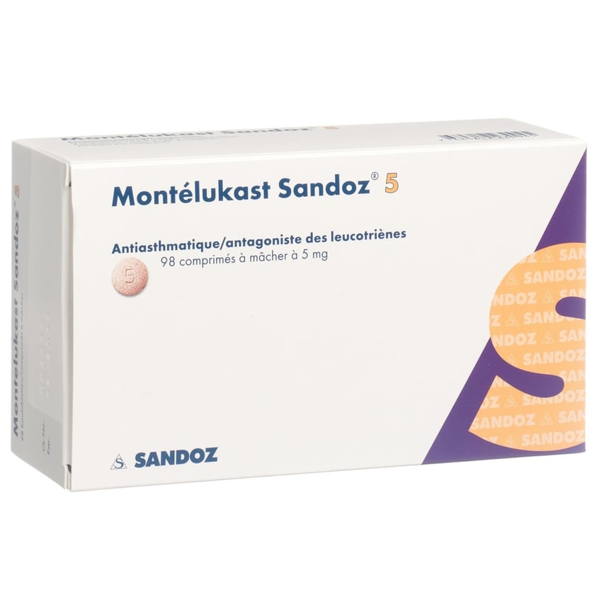 Montelukast Sandoz 5 mg, Kautabletten