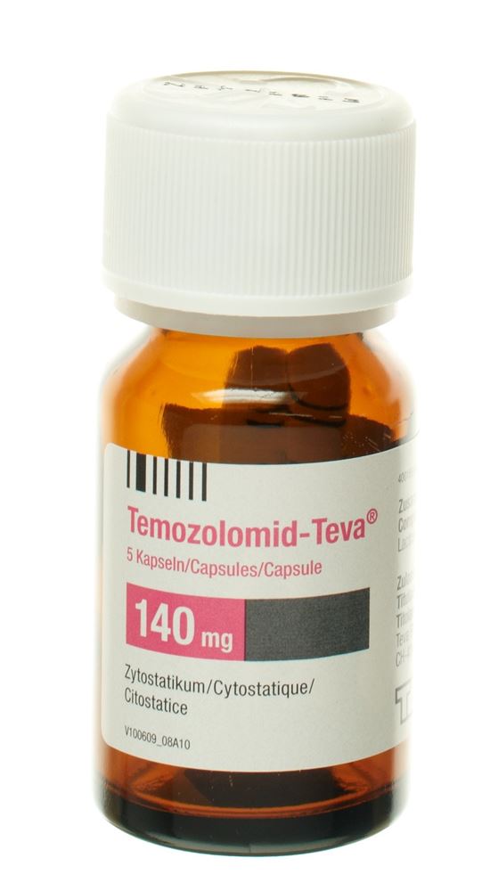 TEMOZOLOMID Teva caps 140 mg fl 20 pce