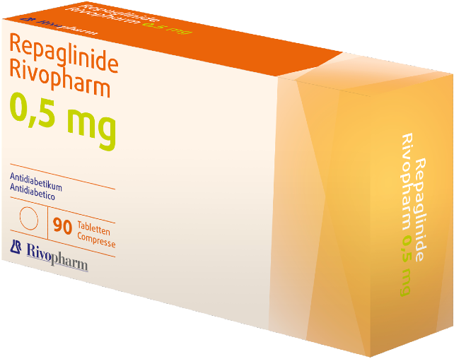 REPAGLINIDE Rivopharm cpr 2 mg 90 pce
