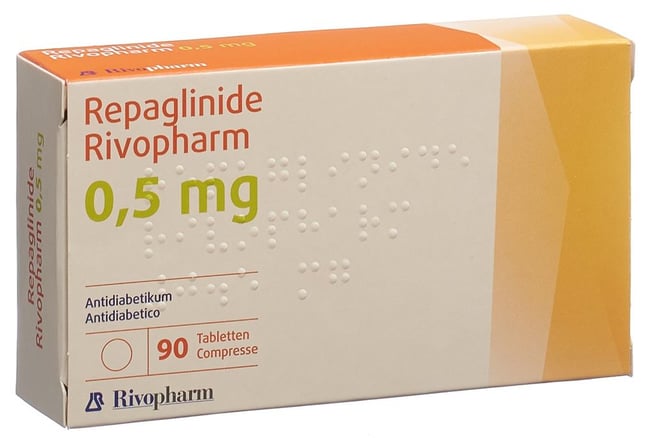 REPAGLINIDE Rivopharm cpr 2 mg 90 pce