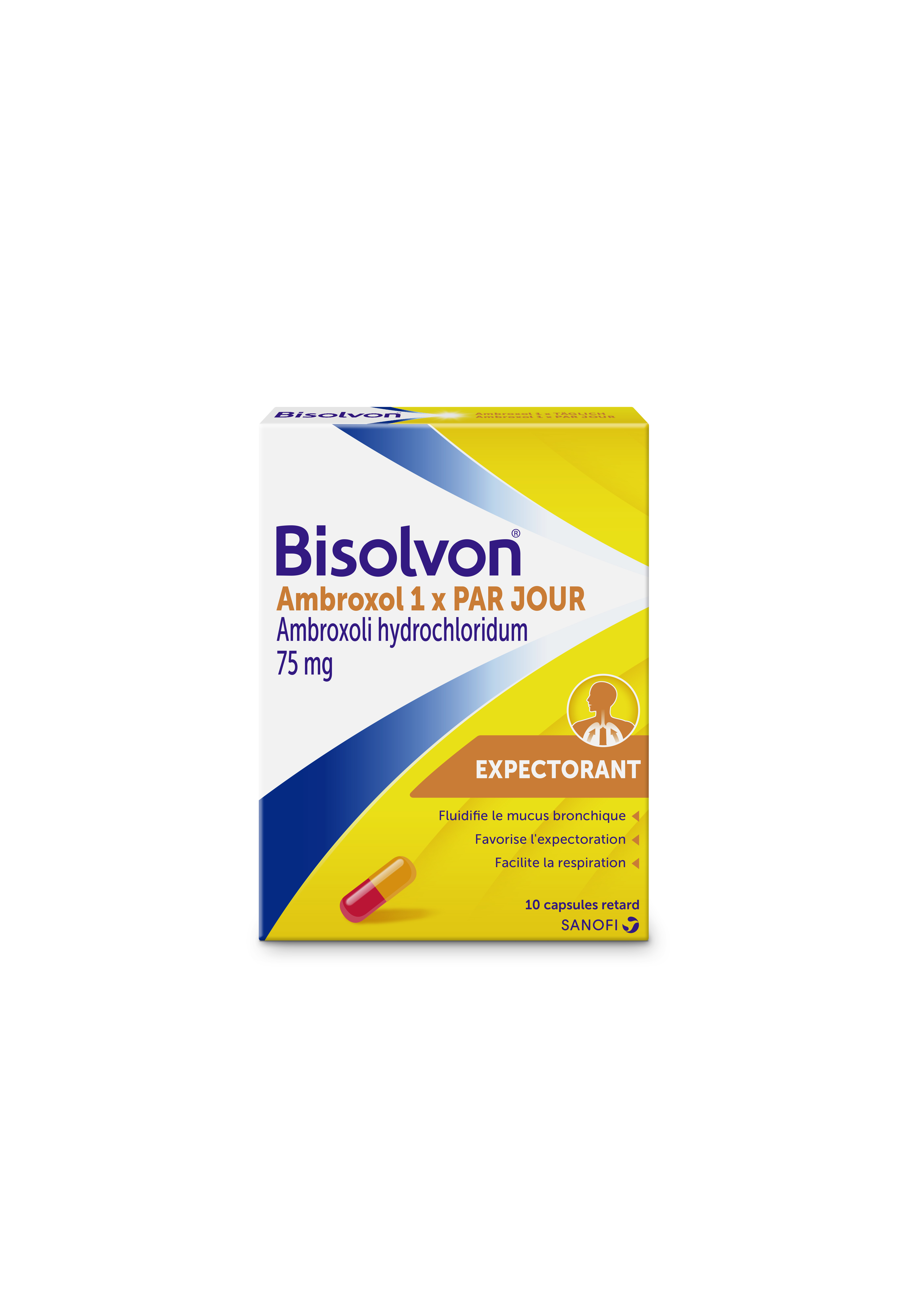 BISOLVON Ambroxol 1xPAR JOUR caps ret 75 mg 10 pce