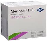Merional HG 150 I.U., polvere e solvente per soluzione iniettabile i.m, s.c (siringa preriempita con solvente)