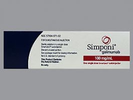 Simponi 100 mg, Injektionslösung in einer Fertigspritze