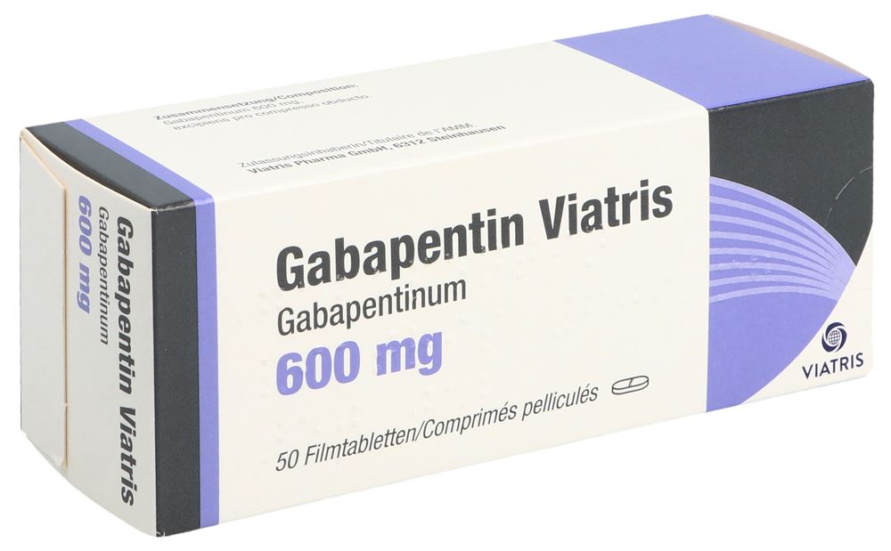 GABAPENTIN Viatris cpr pell 600 mg 50 pce