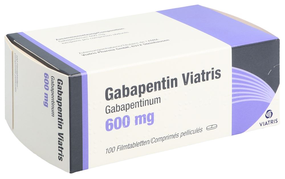 GABAPENTIN Viatris cpr pell 600 mg 100 pce