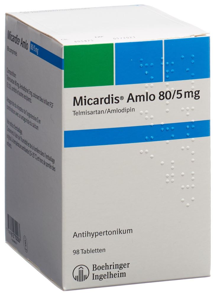 MICARDIS Amlo cpr 80/5 mg 98 pce