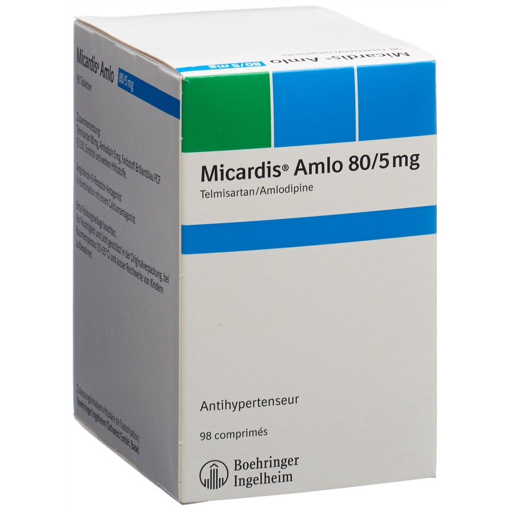 MICARDIS Amlo cpr 80/5 mg 98 pce