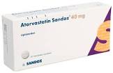 Atorvastatin Sandoz 40 mg, Filmtabletten