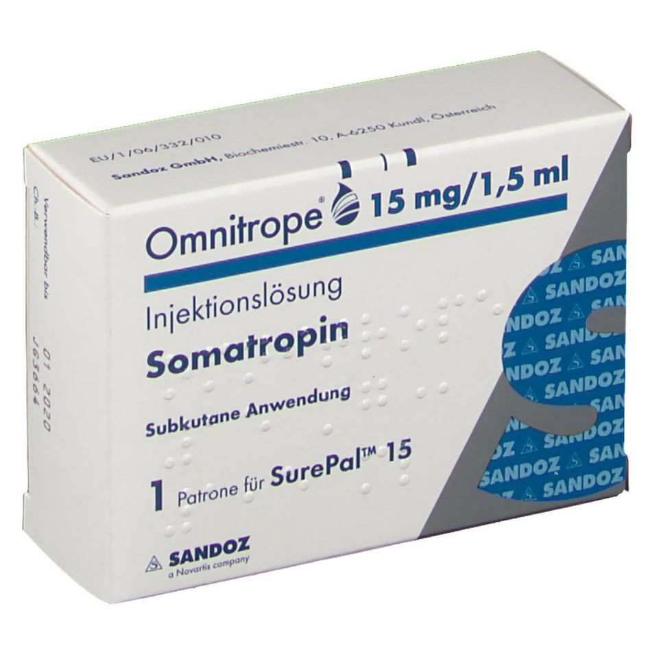 Omnitrope 15 mg, Injektionslösung