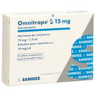 Omnitrope 15 mg, Injektionslösung