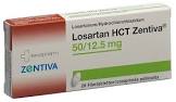 Losartan HCT Zentiva 50/12.5 mg, Filmtabletten