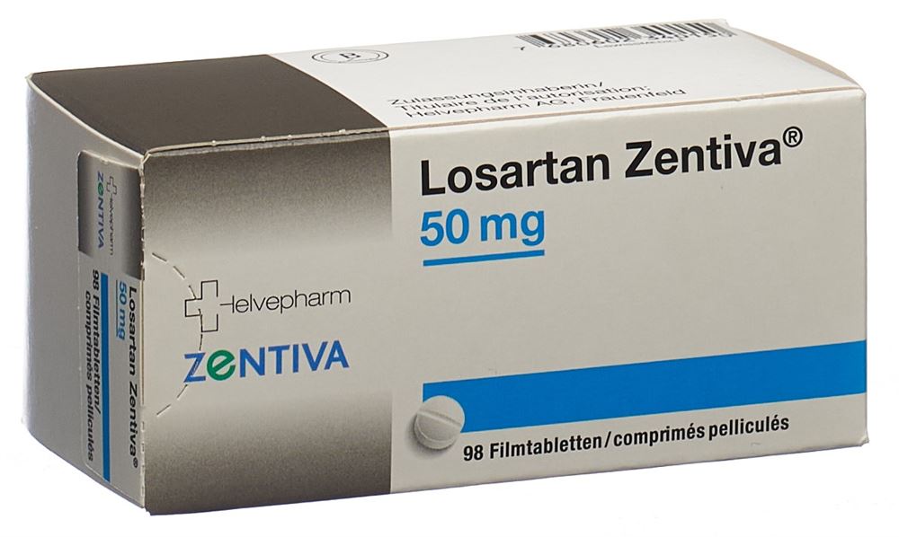 LOSARTAN HCT Zentiva cpr pell 100/12.5 mg 98 pce