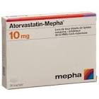 Atorvastatin-Mepha, lactabs 10 mg , 30 pce