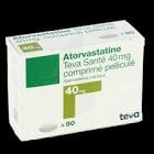 Atorvastatin-Teva 40 mg, Lactab