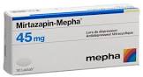 MIRTAZAPIN Mepha cpr pell 45 mg 100 pce