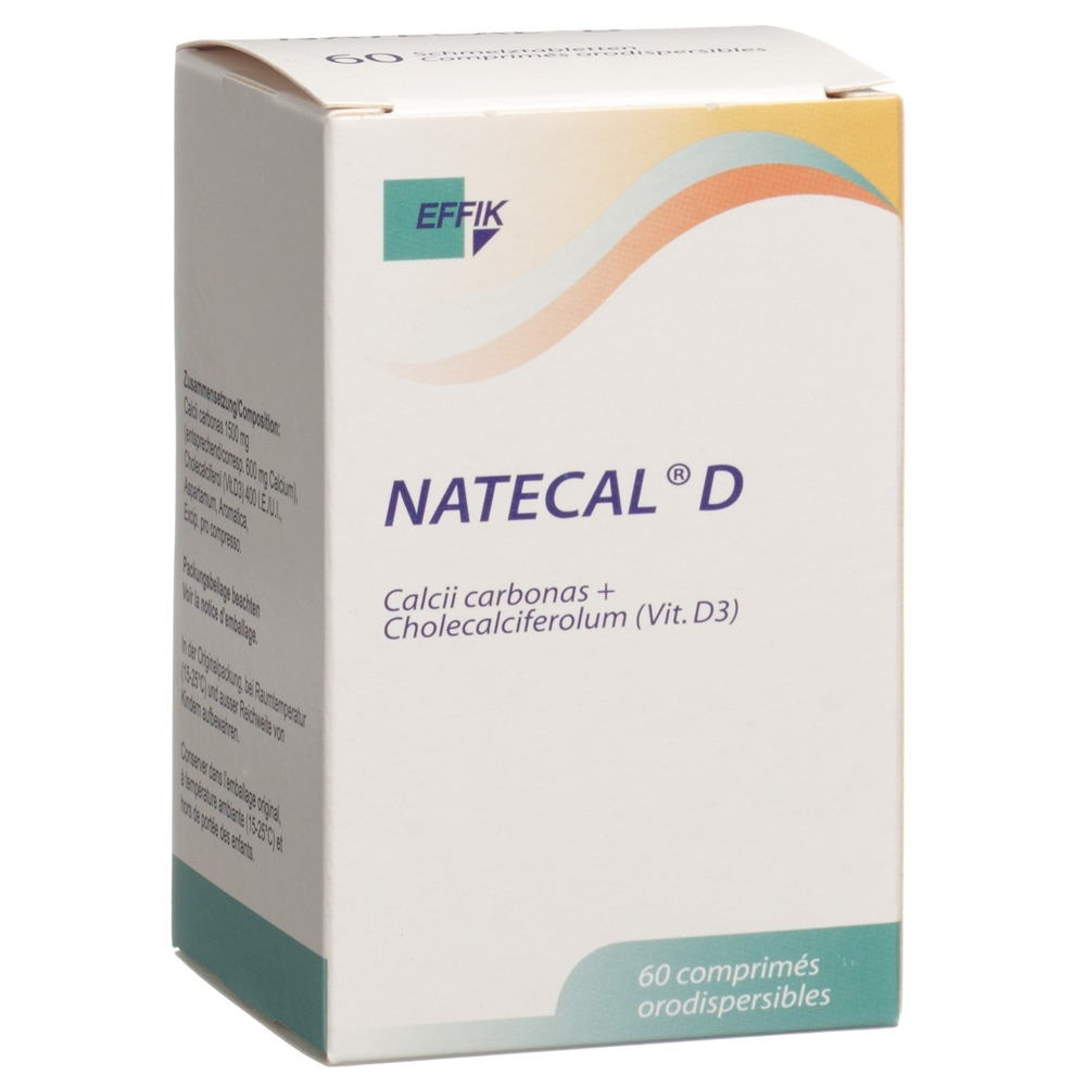 Natecal D, comprimé orodispersible