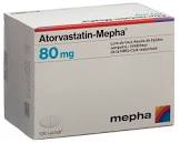 Atorvastatin-Mepha Teva 80 mg, Filmtabletten