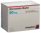 Atorvastatin-Mepha Teva 80 mg, Filmtabletten