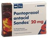 Pantoprazol antacid Sandoz, magensaftresistente Filmtabletten