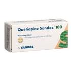 Quetiapin Sandoz 100 mg, Filmtabletten